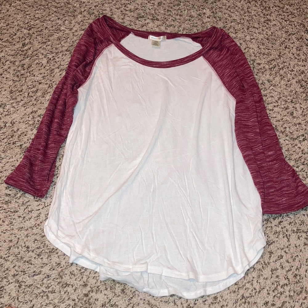 Bozzolo Quarter Sleeve Top size Large